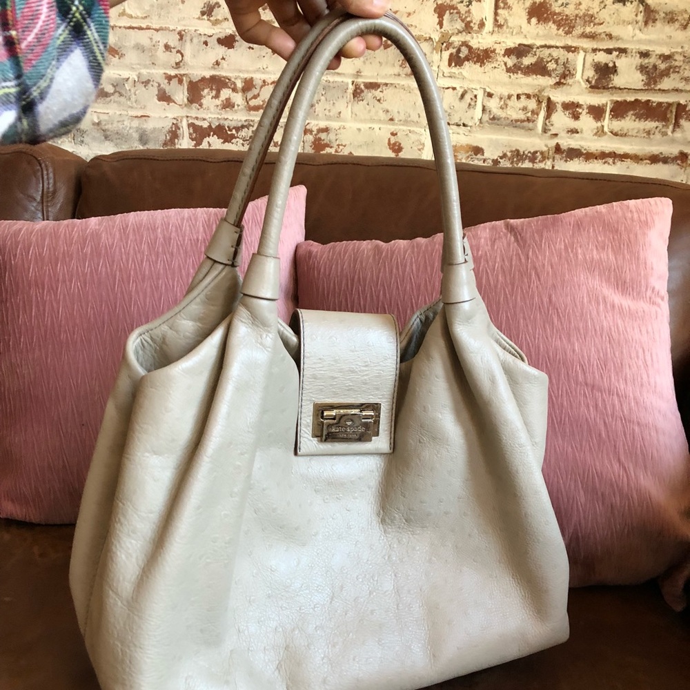 Kate Spade grey leather purse
